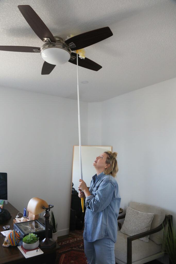 ceiling fan cleaning